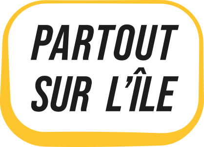 Partout sur l'île