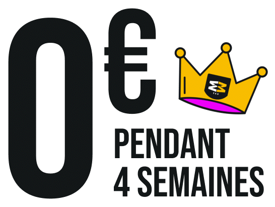 0€ pendant 4 semaines